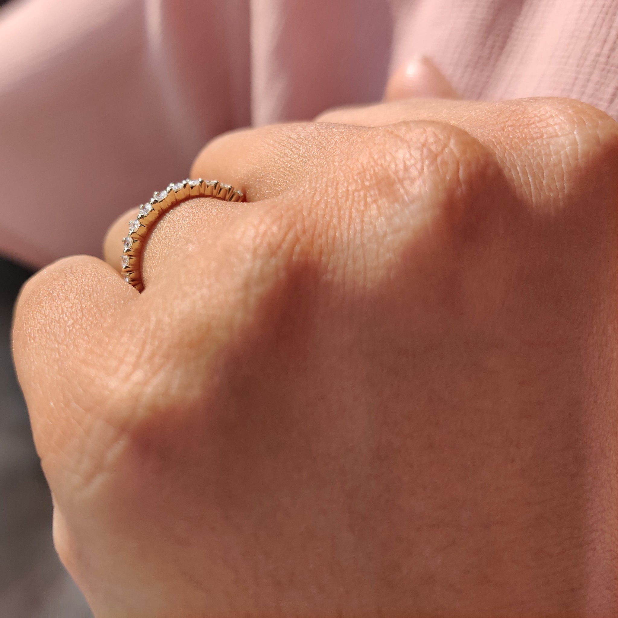 Handmade band with detailed craftsmanship.
