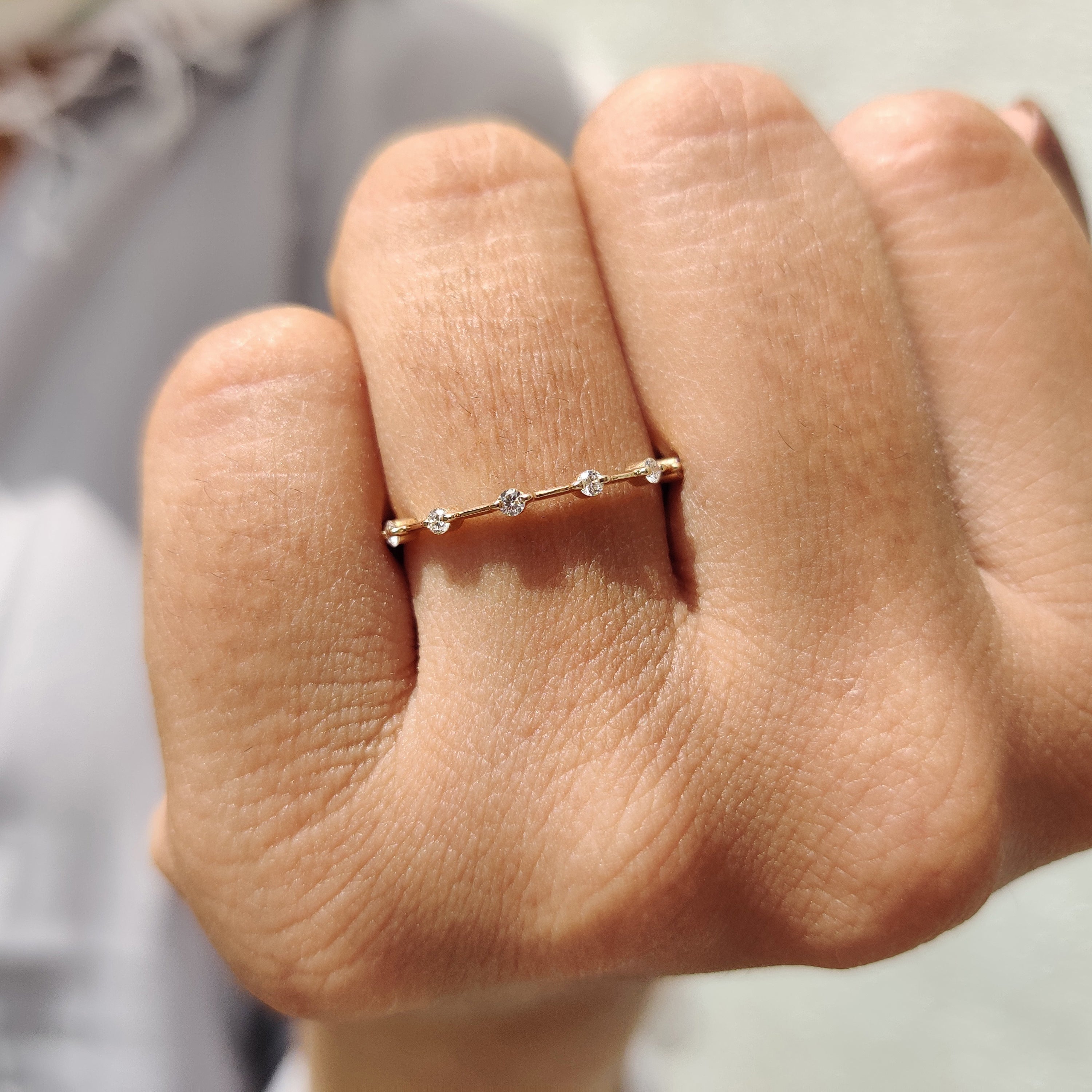 Diamond Eternity Band - Yellow Gold