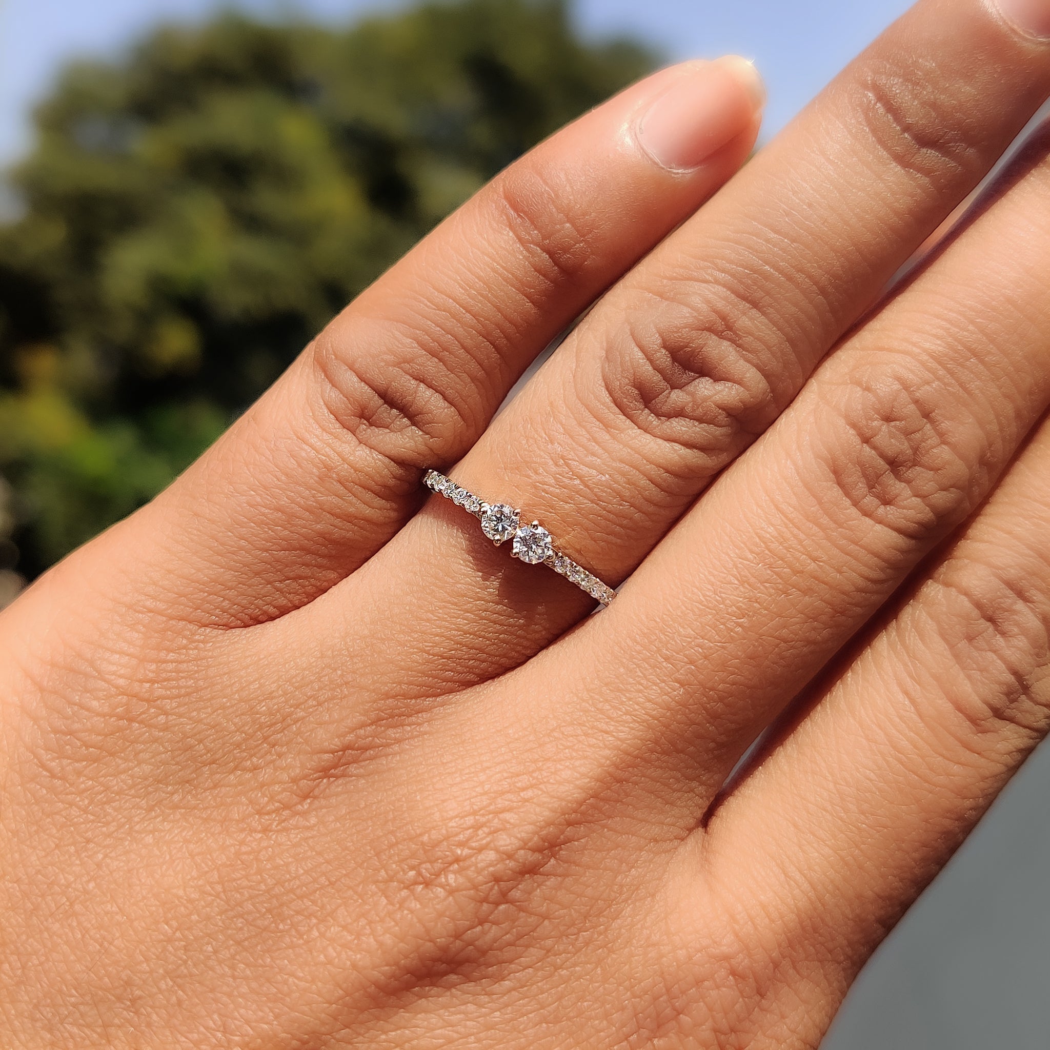 Custom wedding band tailored to your personal style.
