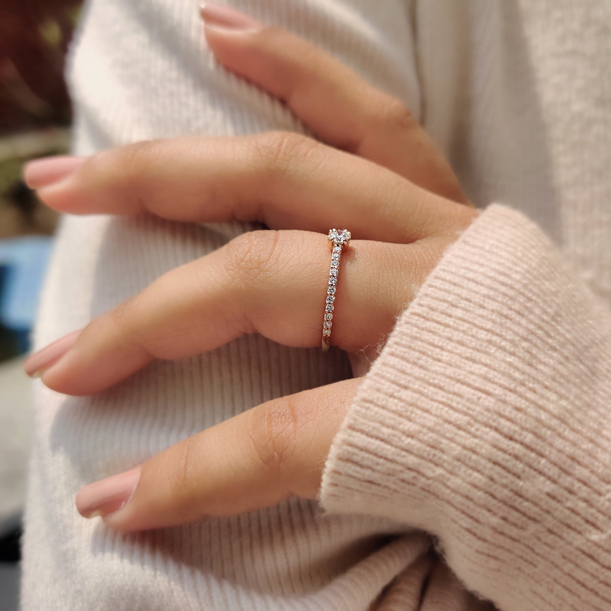 A Carat Diamonds engagement ring
