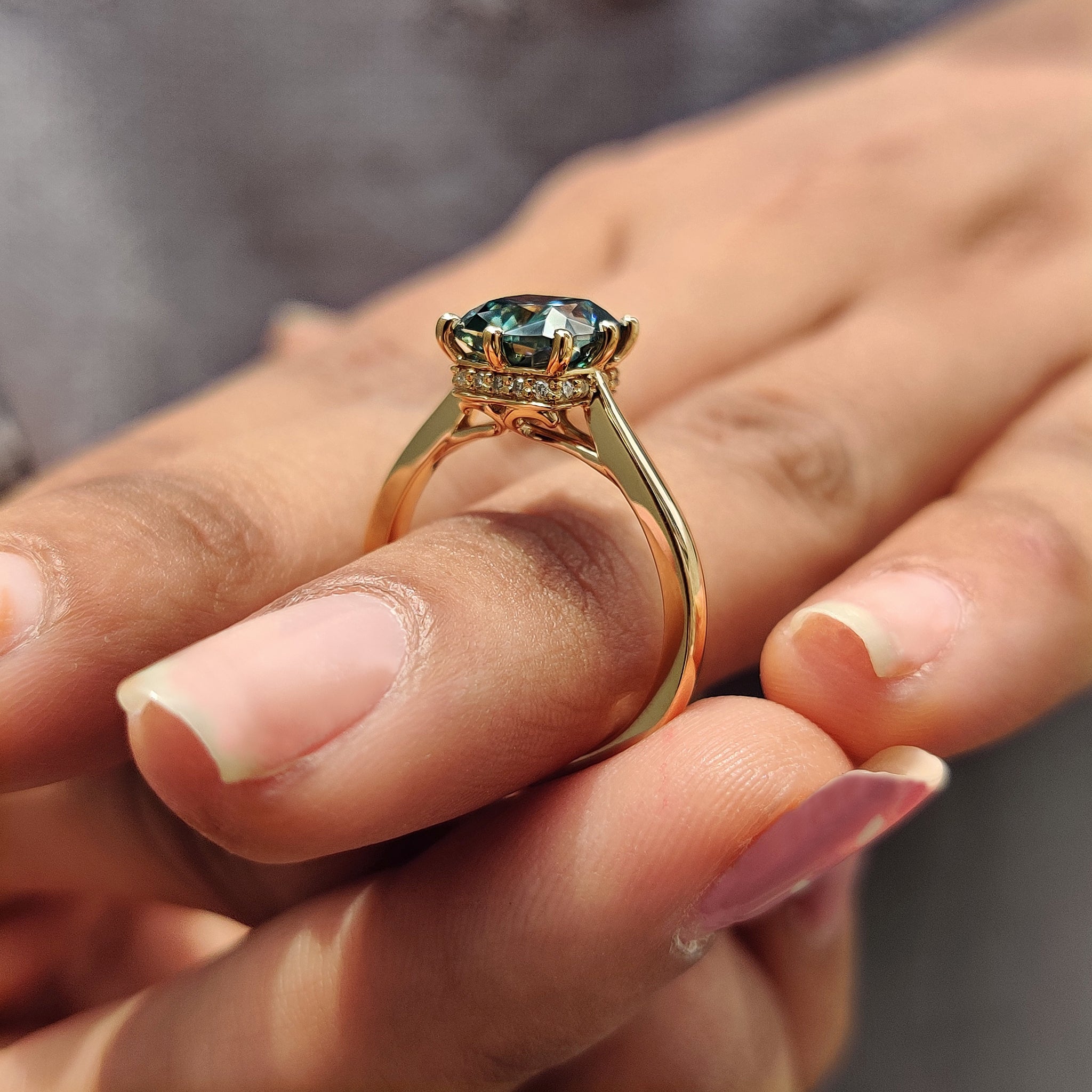 Custom engagement ring turns your dreams into lasting beauty.