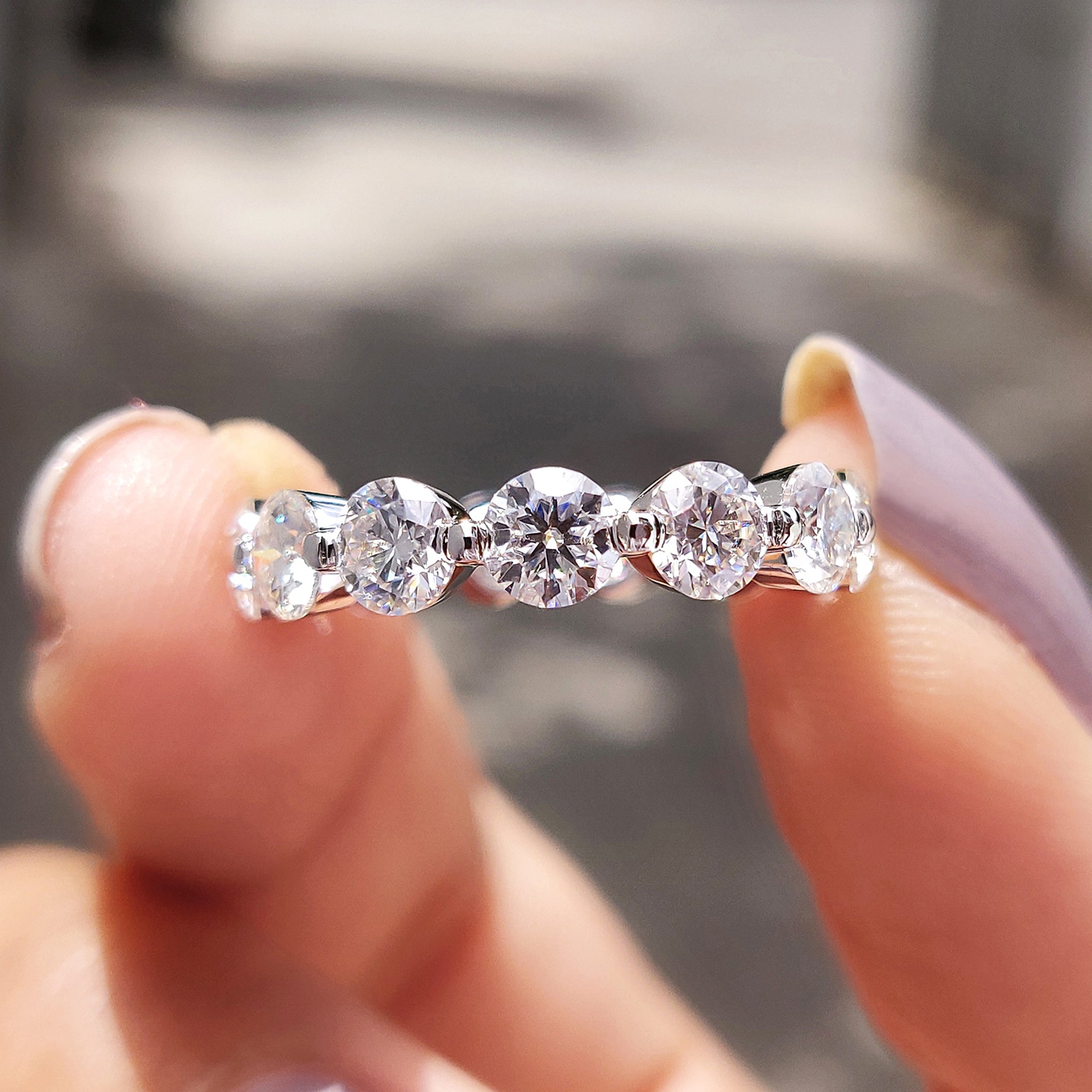 Custom wedding band tailored to your preferences.