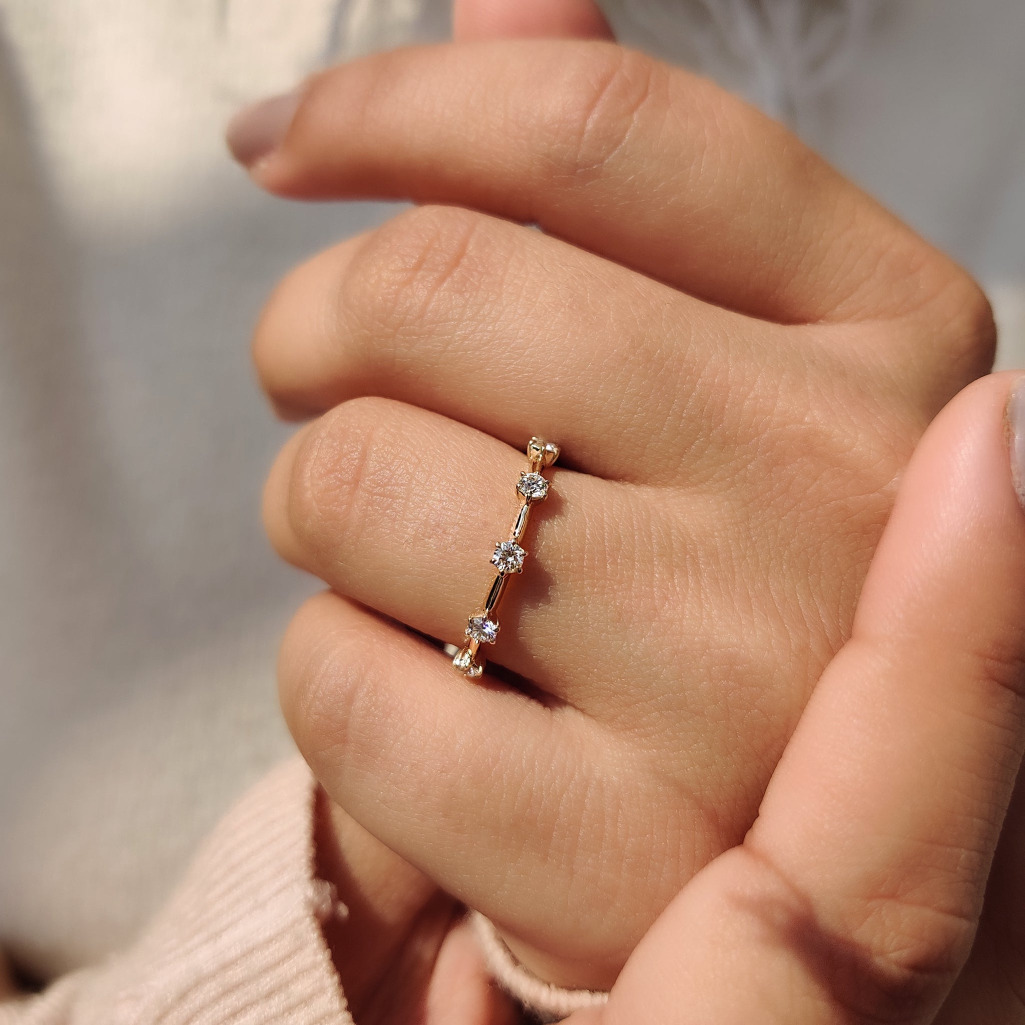 Eternity Wedding Band - Distant Pave