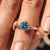 Round Cut Diamond Engagement Ring - Milgrain Bezel Setting