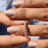 Shared Prong Eternity Band In Rose Gold