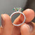 White gold engagement ring with marquise cut Moissanite