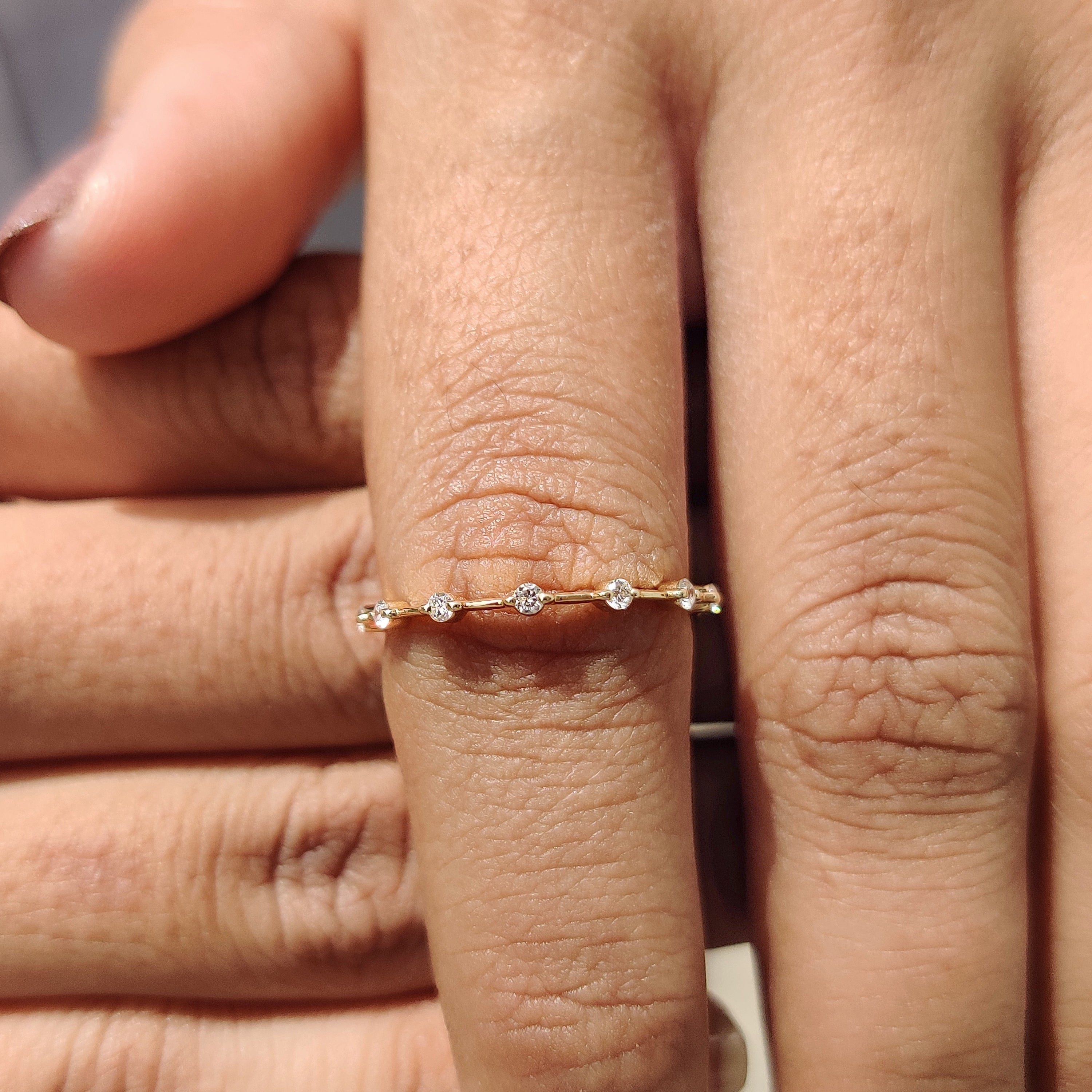 Diamond Eternity Band - Yellow Gold
