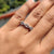 Half Eternity Diamond Band with sparkling stones.
