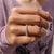 Full eternity band wraps all the way around.