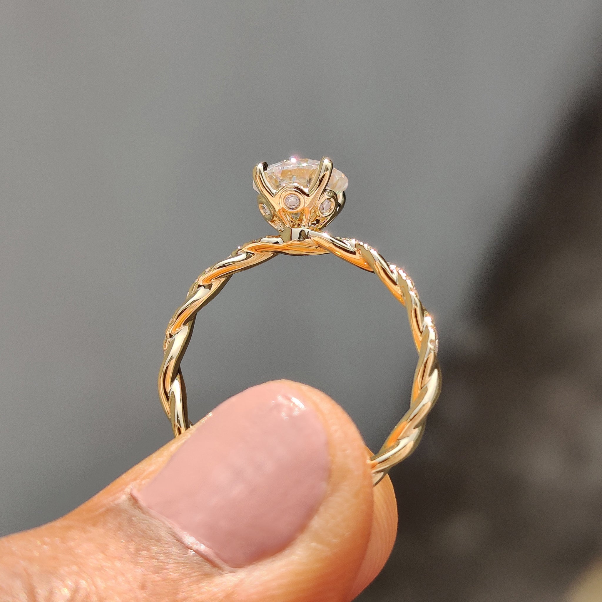 Twisted Engagement Ring