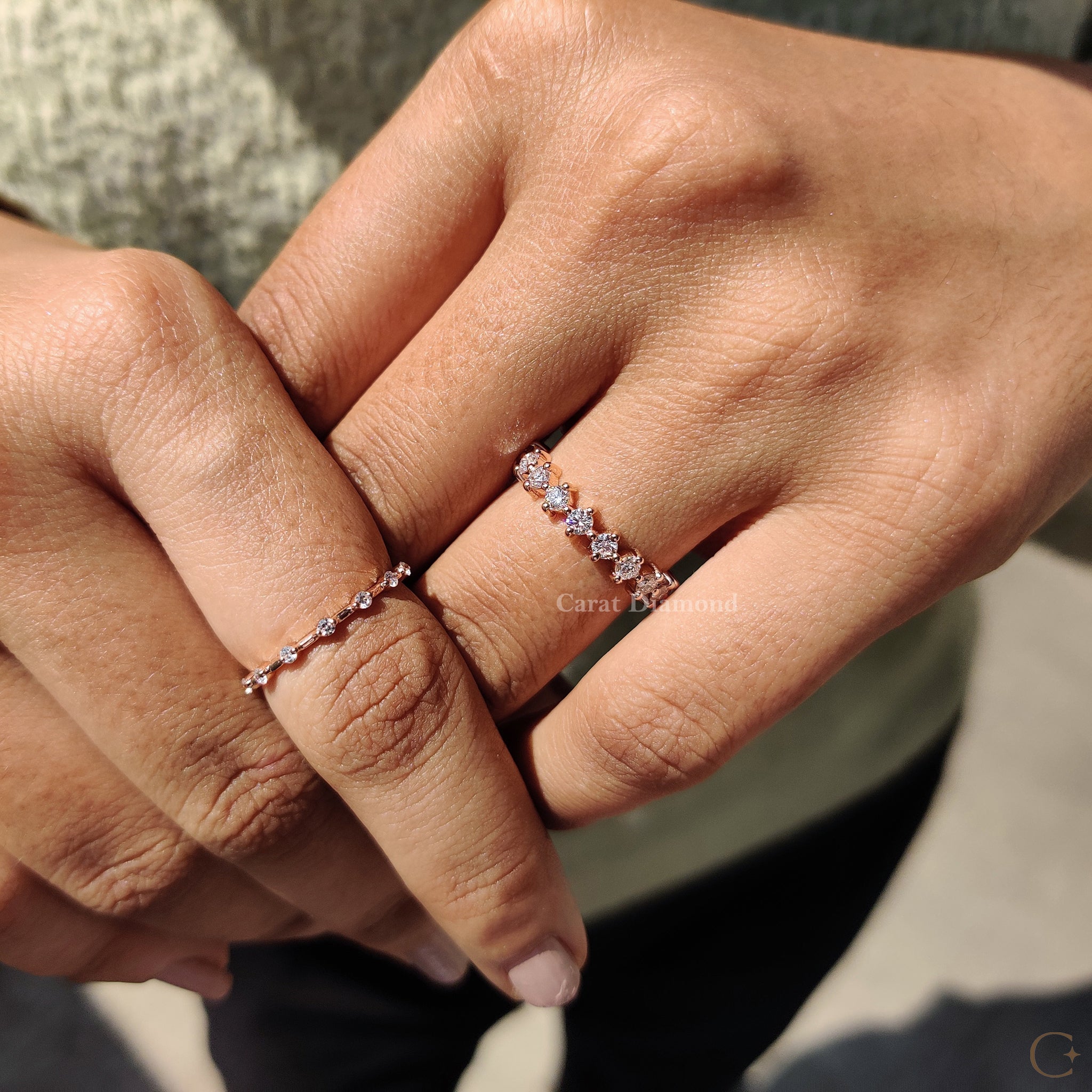 IGI certified diamond band with guaranteed quality.
