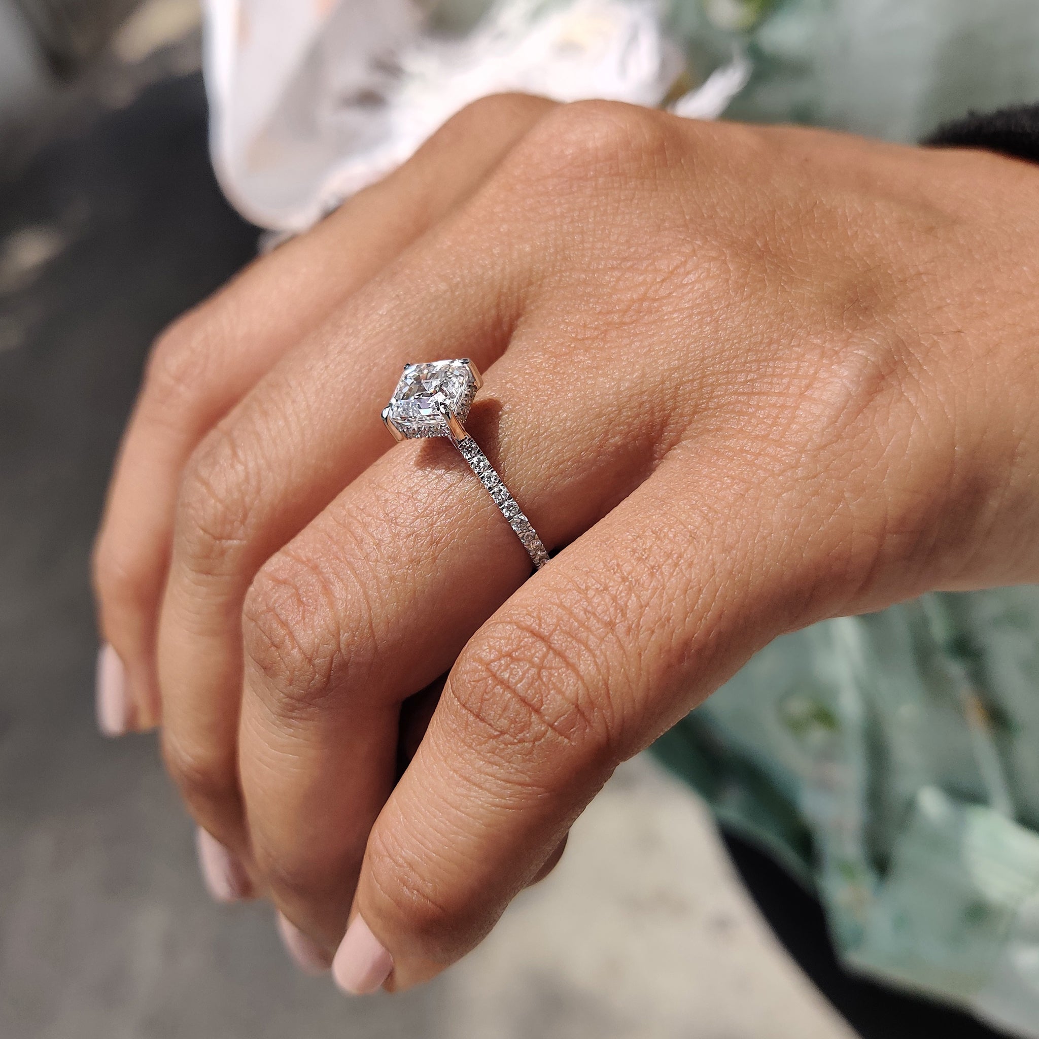 Handmade ring with a unique and personal design.
