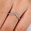 Half Eternity Stackable Wedding Band