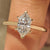 Dutch marquise engagement ring with solitaire setting and euro shank
