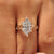 Vintage inspired Dutch marquise ring in yellow gold.
