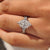 Vintage inspired Dutch marquise ring with filigree shank.
