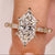 Vintage inspired engagement ring with dutch marquise center diamond
