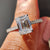 Emerald Cut Engagement Ring with a stunning design.
