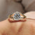 A solitaire diamond engagement ring with classic charm

