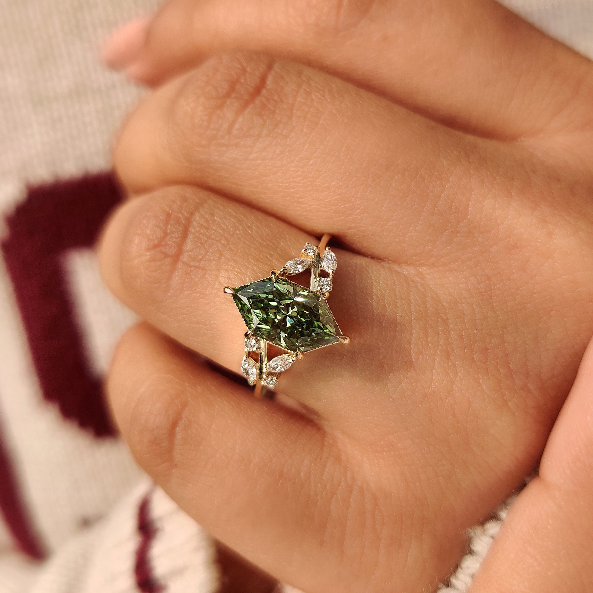 Carat Diamonds dutch marquise engagement ring.
