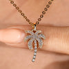 Tropical Style Palm Tree Pendant
