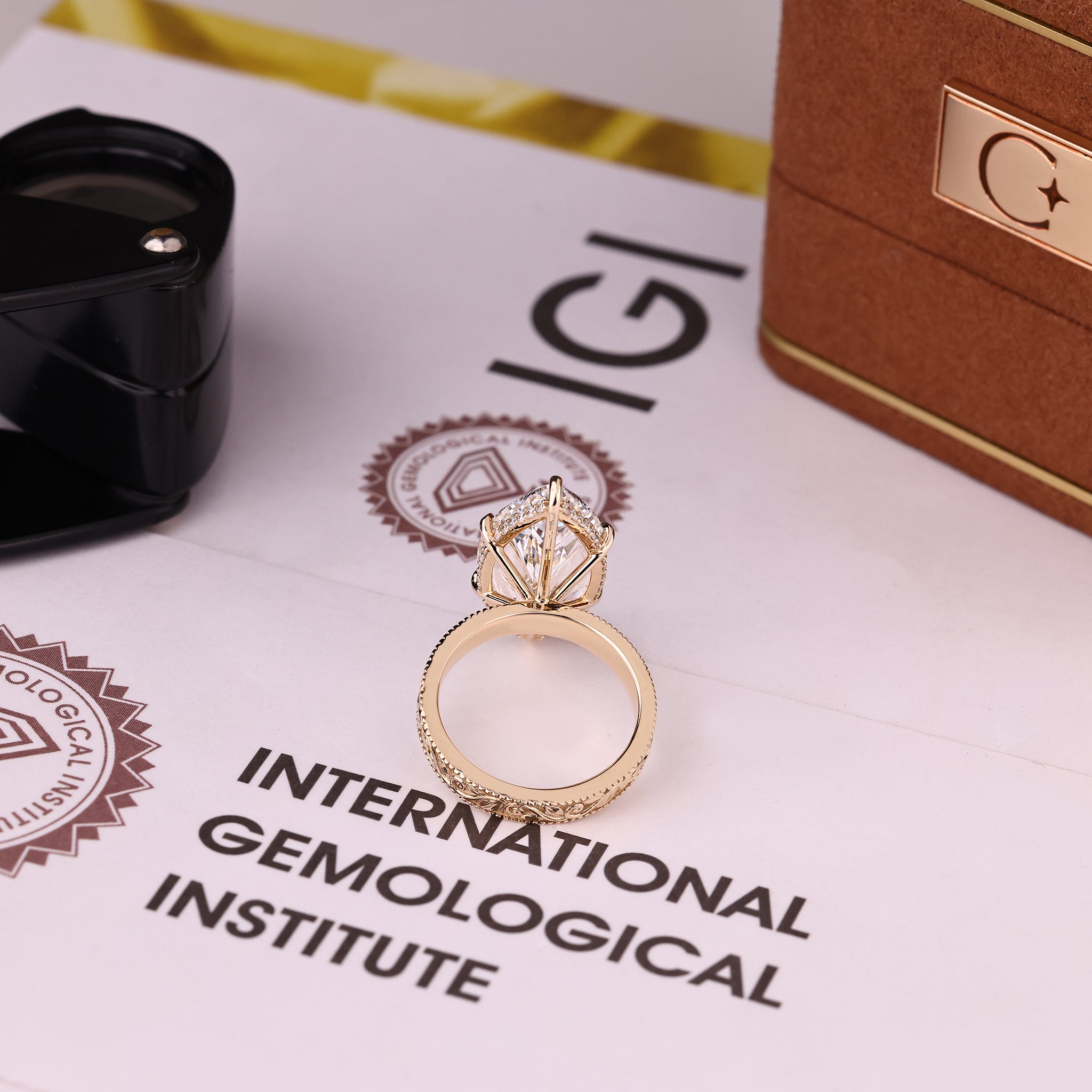 IGI Certified Marquise Diamond Ring by Carat Diamonds
