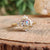 The round rose cut ring brings vintage charm to any hand.
