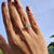 Hidden Halo Cushion Cut Diamond Ring