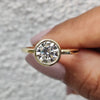 Yellow Gold Ring with a warm, classic shine.