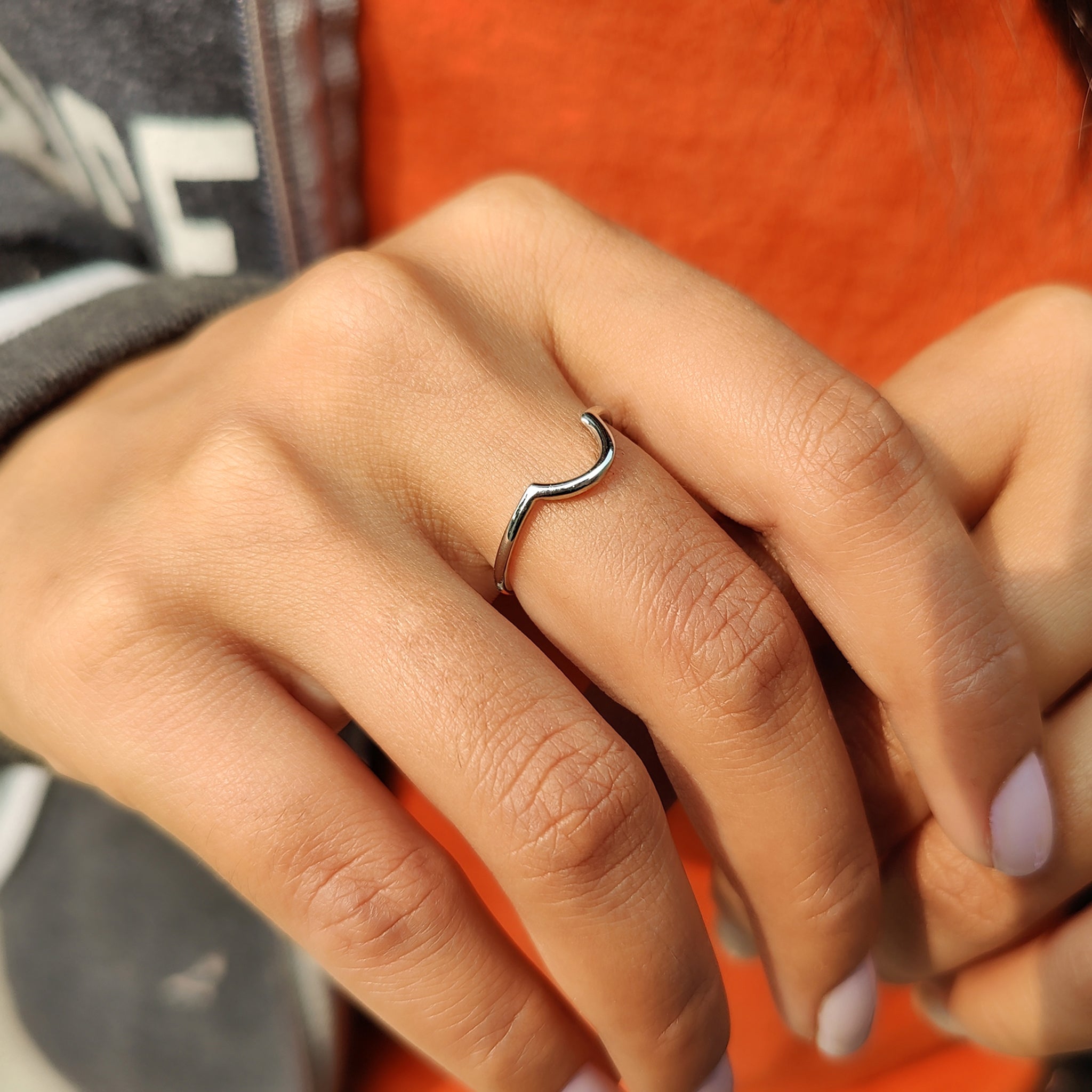 Simple wedding band and custom wedding band for a personalized touch.