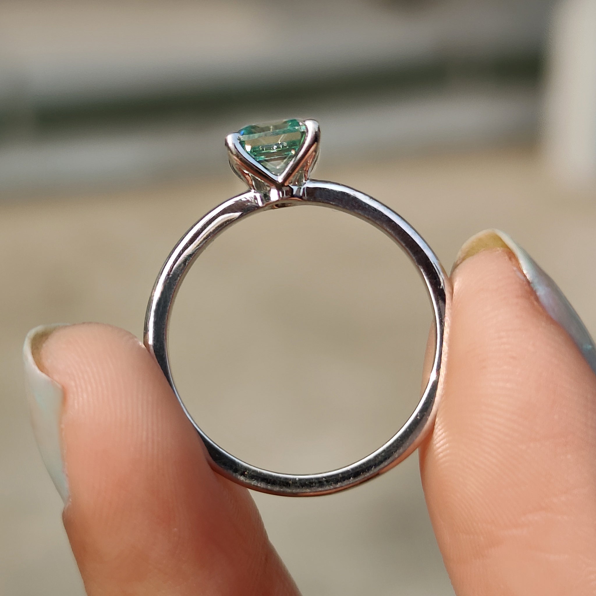 Customize ring design with your preferred moissanite cut.