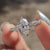 This marquise cut engagement ring offers elegant and bold design.
