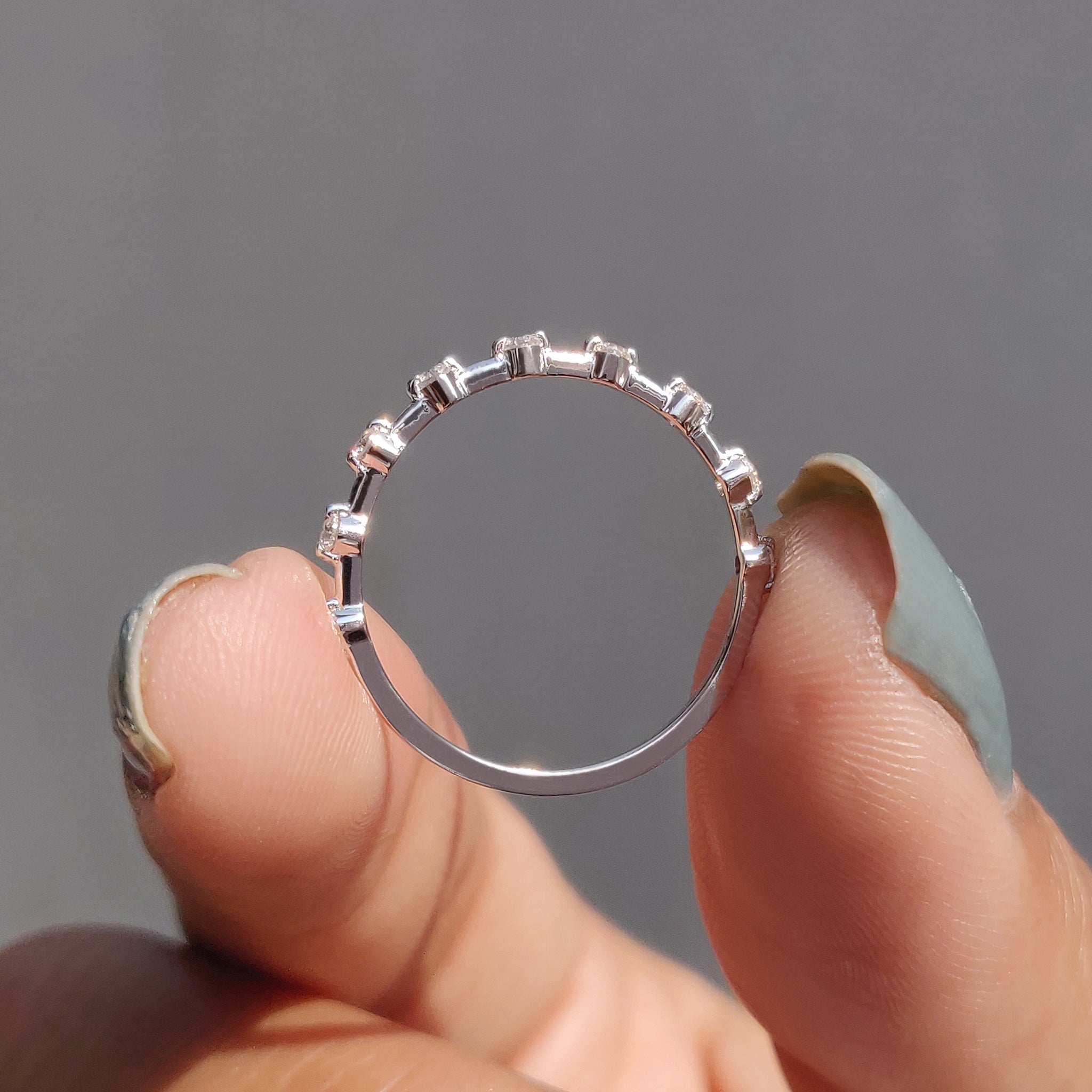 Simple wedding band with a classic appeal.