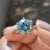Round Cut Engagement Ring set in a simple and elegant design
