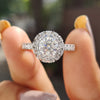 Stunning Halo Engagement Ring sparkling with timeless elegance
