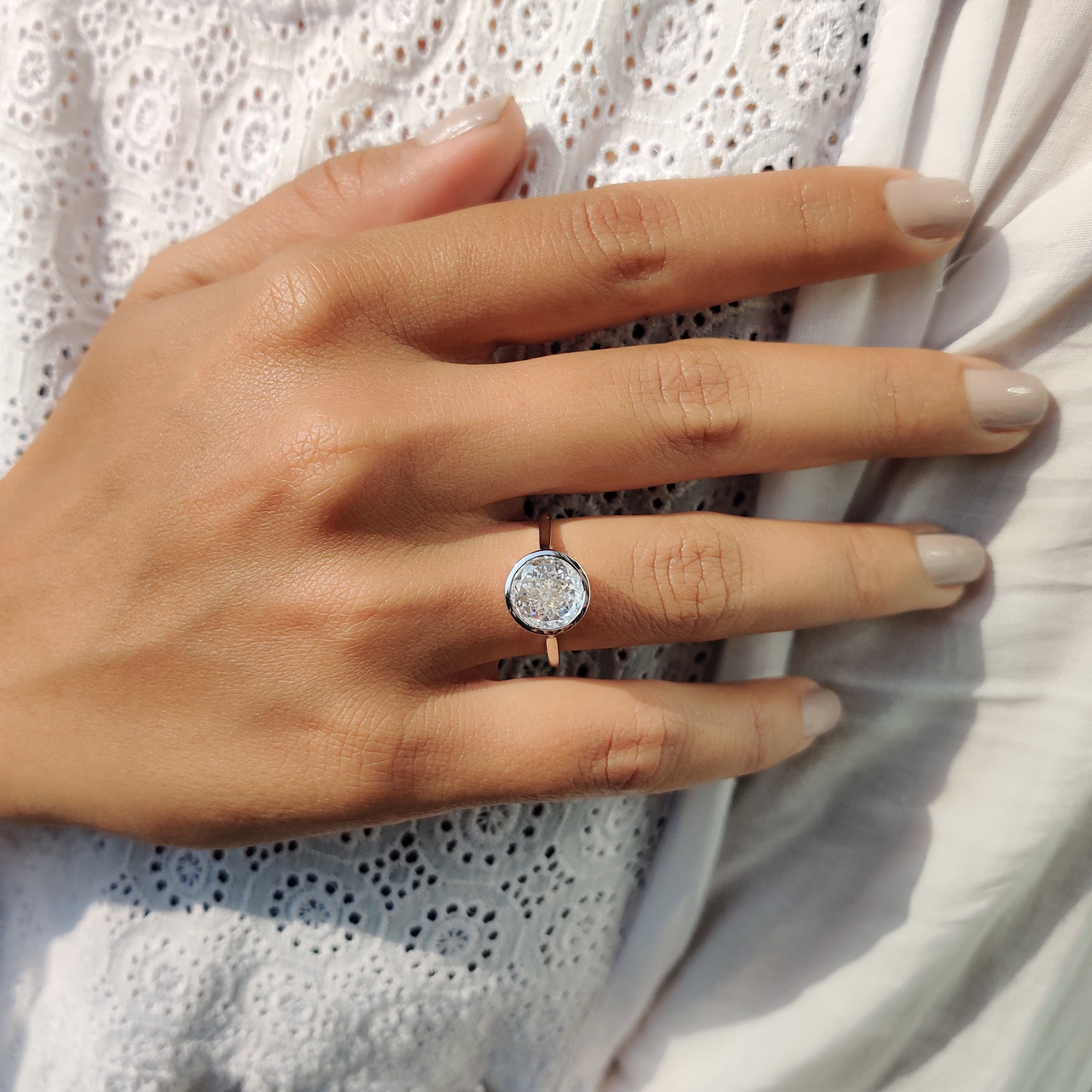 This handmade ring reflects expert craftsmanship and personal artistry.
