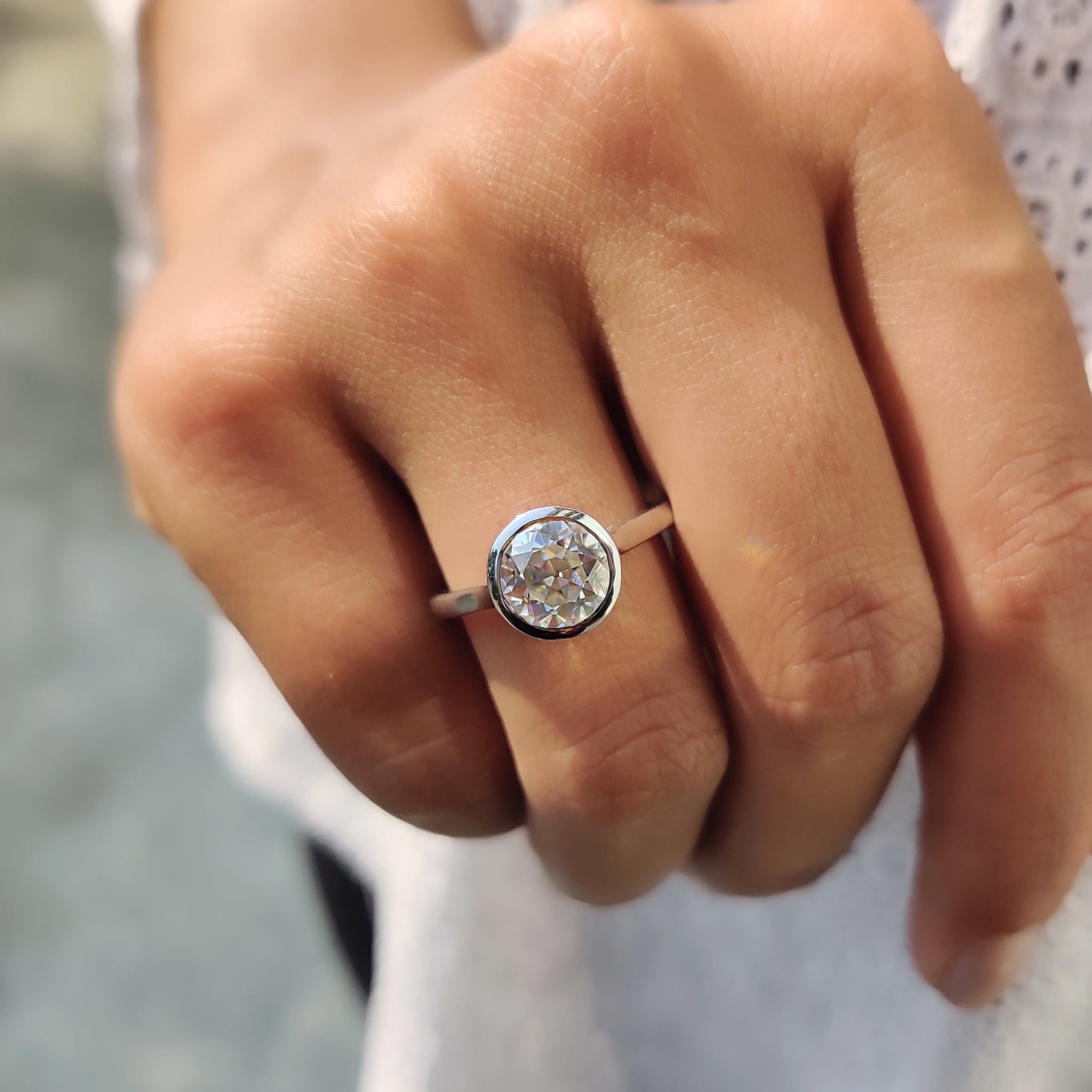 A custom engagement ring can be tailored to suit your personal style.
