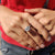 White gold ring featuring a claw prong setting.

