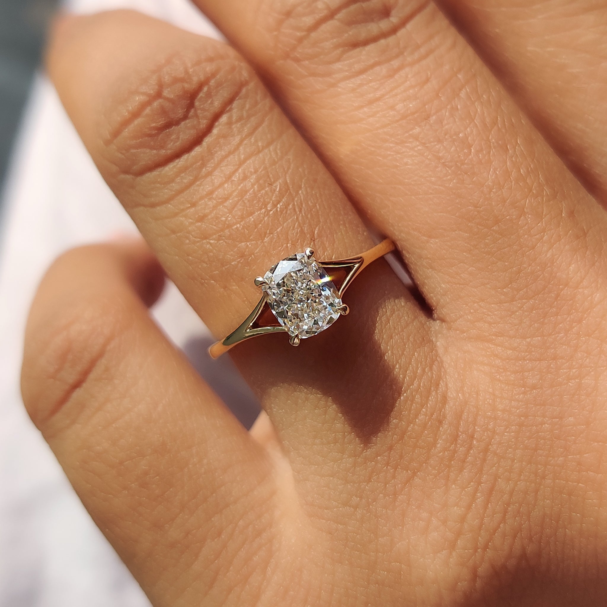 Carat diamonds engagement ring showcasing stunning craftsmanship.
