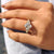 Octavia cut ring fits custom engagement ring style.
