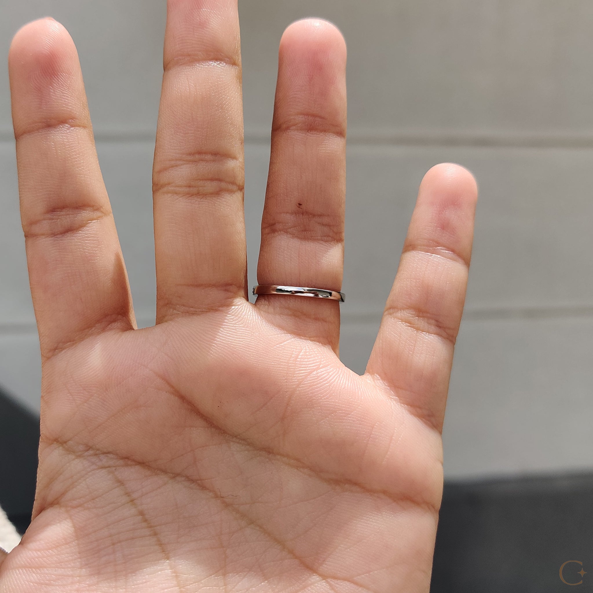 Tapered Pave Wedding Band