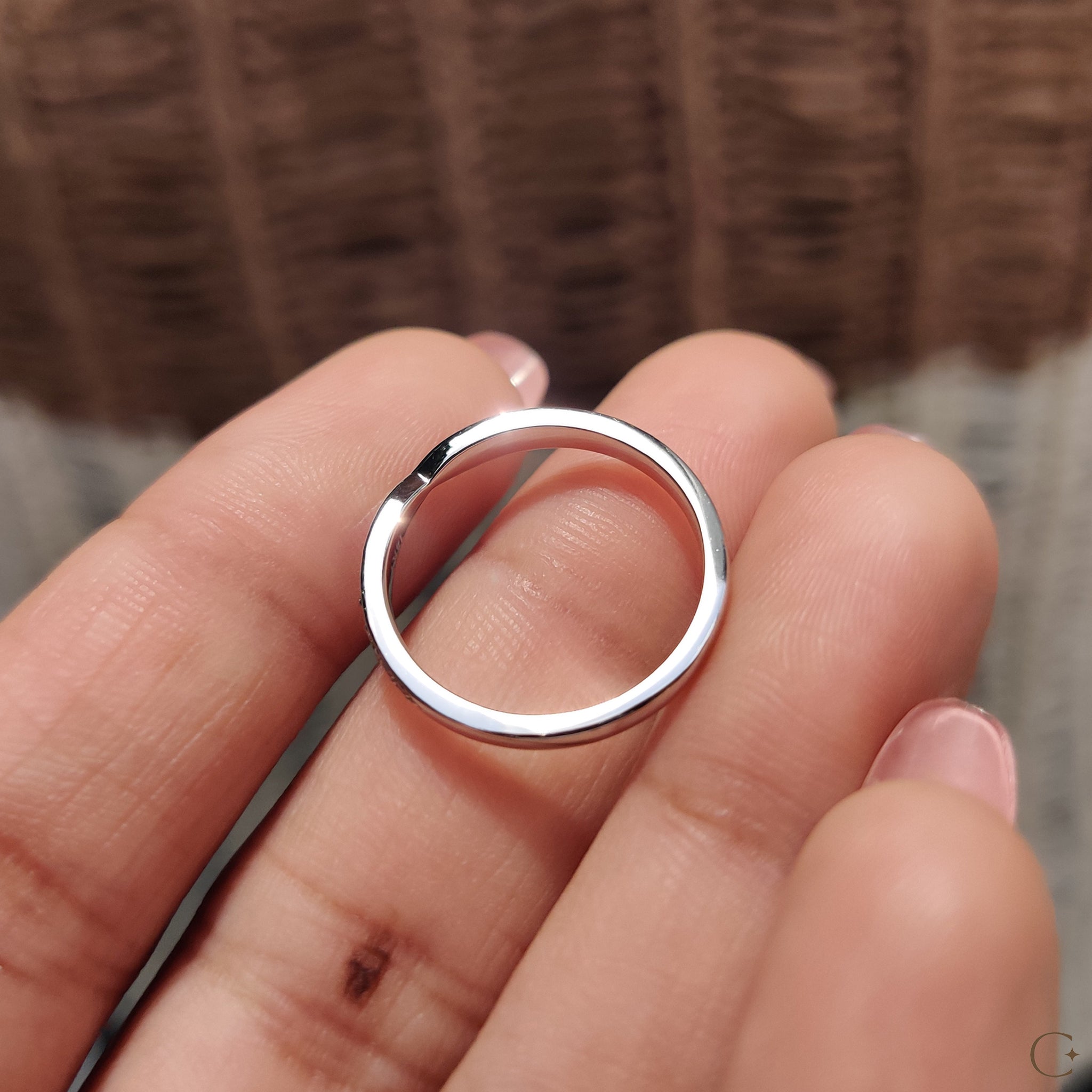 Tapered Pave Wedding Band