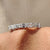 Emerald wedding band with timeless elegance and vibrant style.
