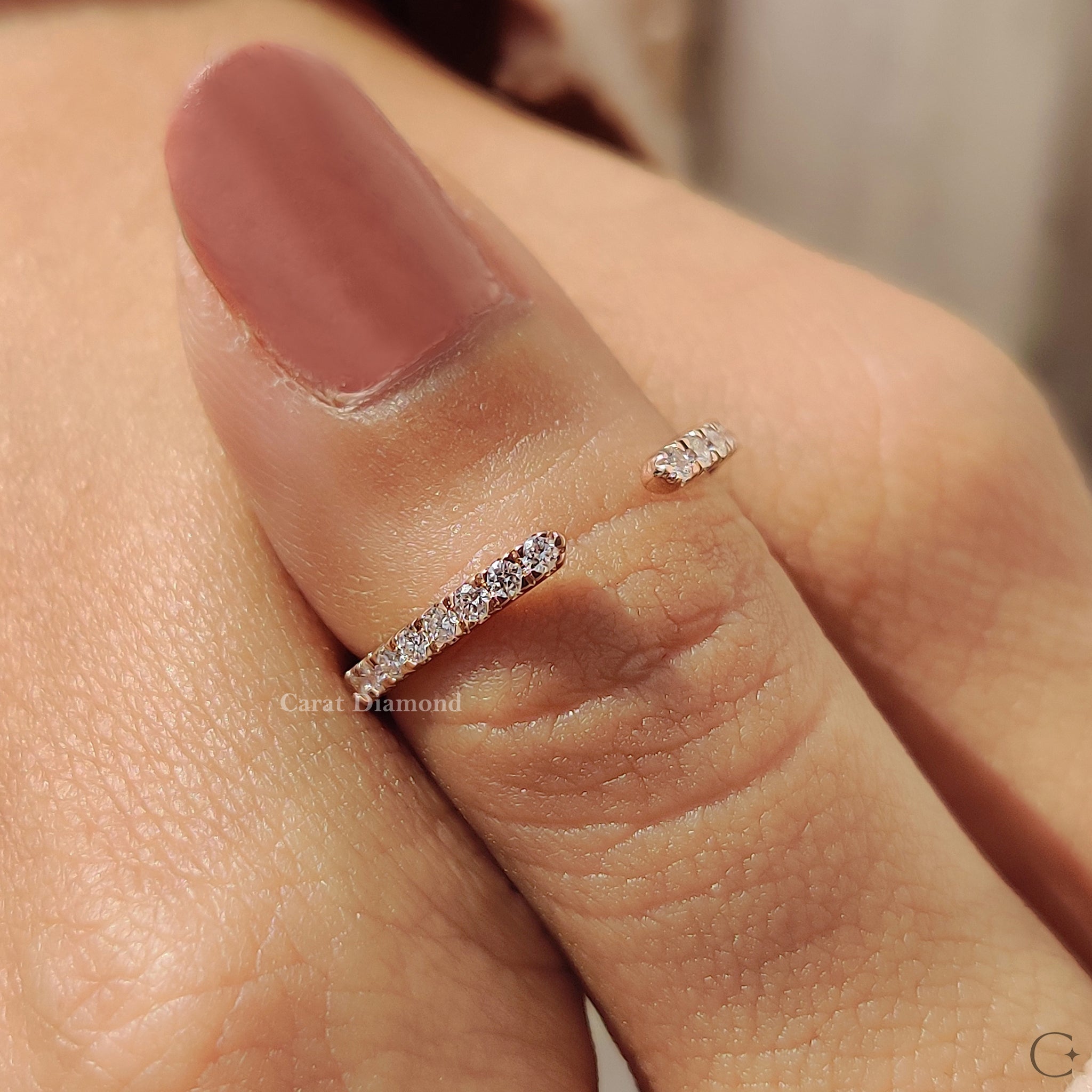 Minimalist wedding band designed for a sleek and modern wedding style.

