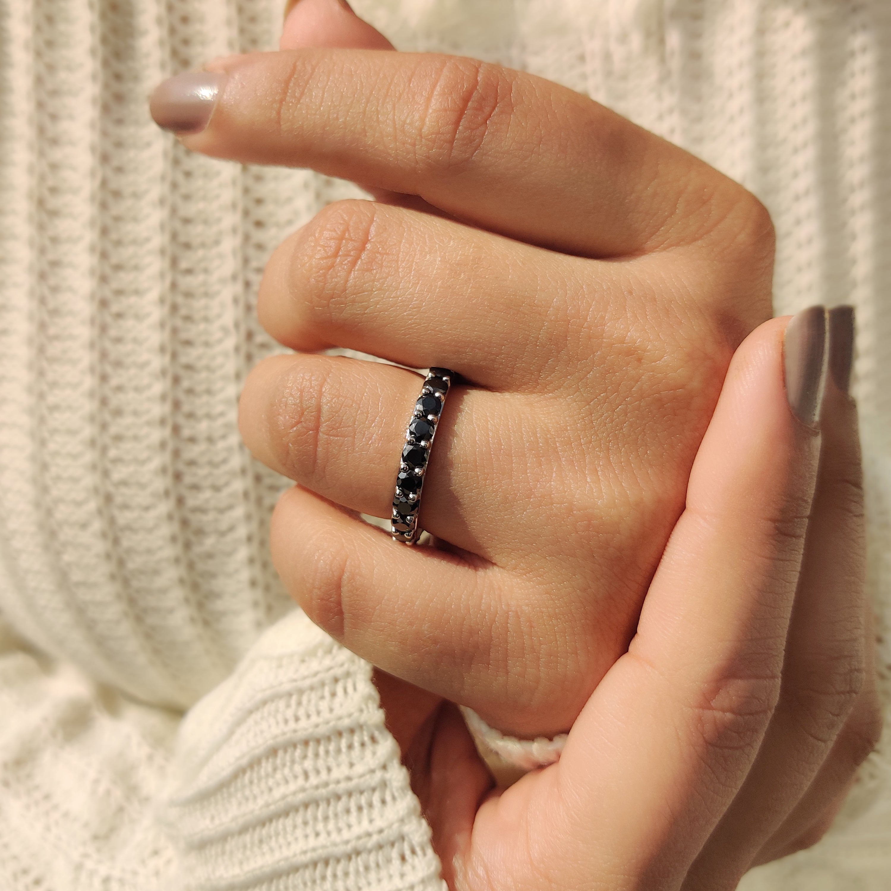 Round Wedding Band offers a classic silhouette.