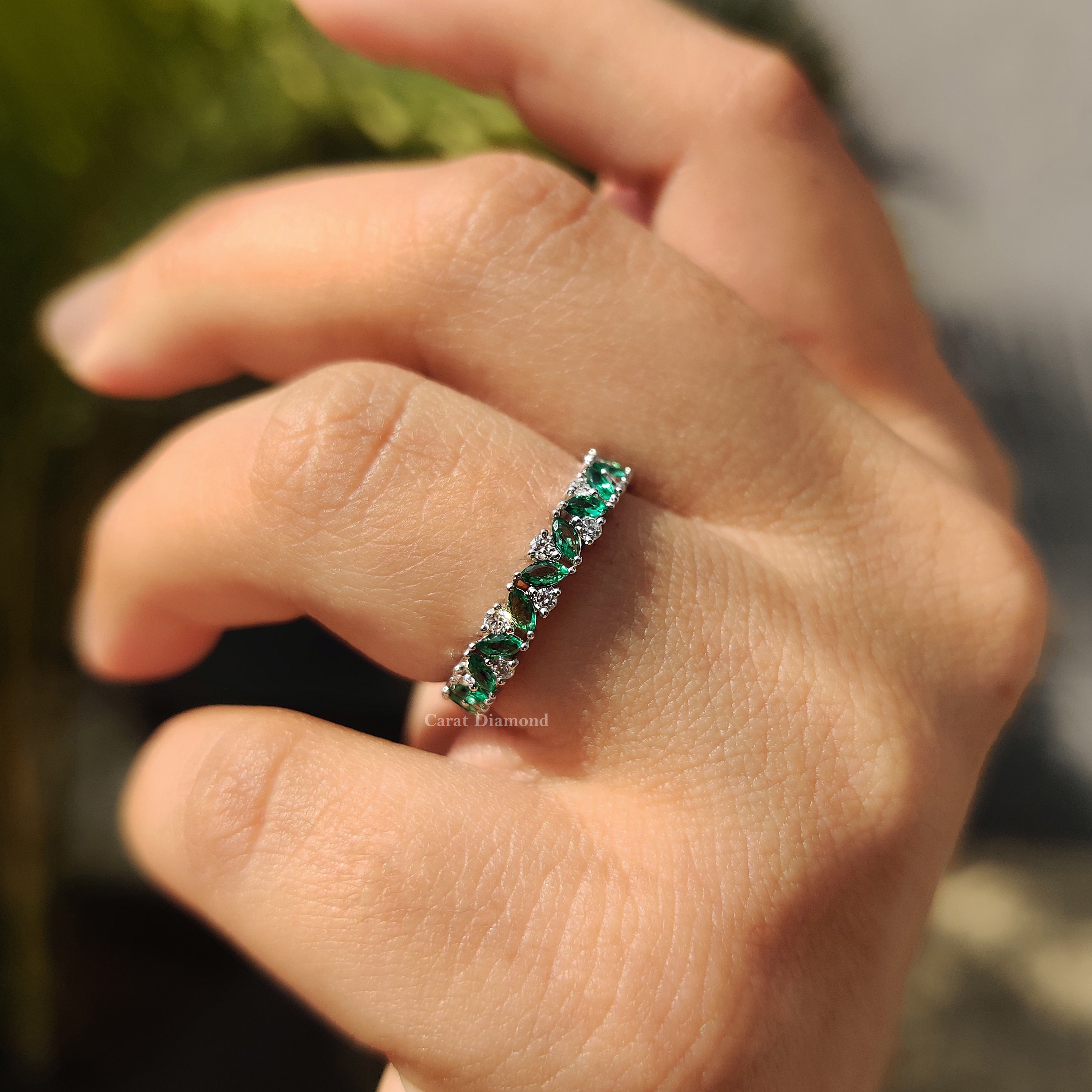 Custom wedding band designed for a personalized touch.
