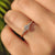 Round Diamond Ring with Round Side Stone