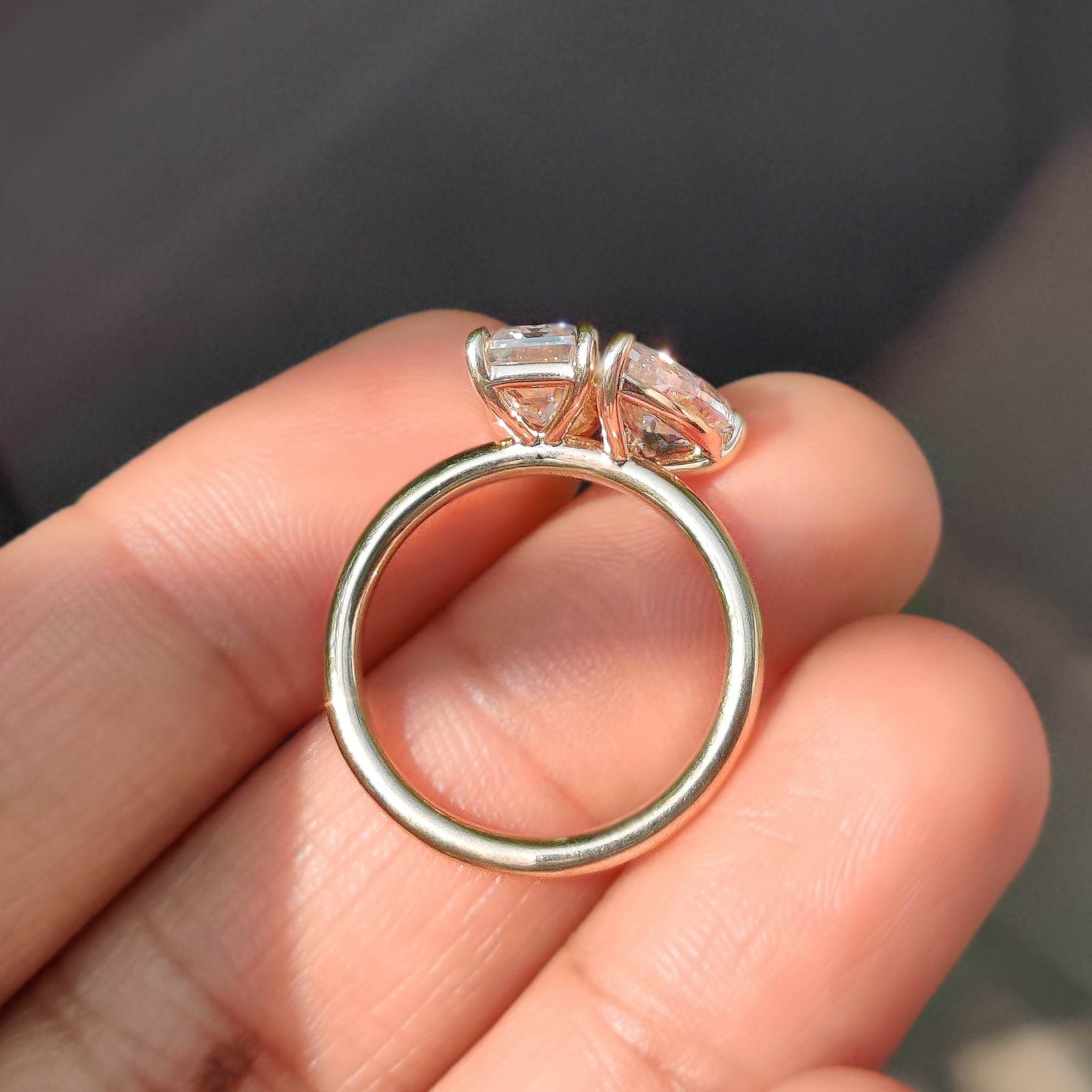 Handmade ring crafted with care to match personal style.
