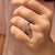 Heart Cut Diamond Ring With Pave And Halo Style