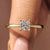 Princess Cut Solitaire Diamond Ring in a yellow gold band, featuring a 4 prong ring setting.
